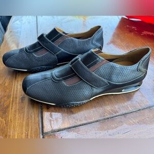 Cole Haan Black and Brown Leather Sneakers